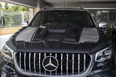 Накладка на капот (ABS) для Mercedes X class 2017-2020 рр — Mercedes X class 2017-2020 гг. DianaParts