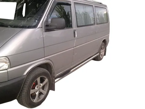 Бічні труби (2 шт., нерж.) 60мм, Довга база для Volkswagen T4 Caravelle/Multivan 1990-2003 рр — Volkswagen T4 Caravelle/Multivan 1990–2003 гг. DianaParts