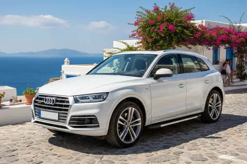 Бокові пороги Duru (2 шт., Алюміній) для Ауди Q5 2017-2025 рр — Audi Q5 2017-2025 гг. DianaParts