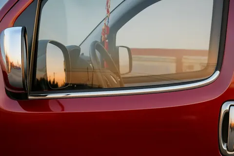 Зовнішня окантовка стекол (2 шт, нерж.) Carmos - Турецька сталь для Citroen Nemo 2007-2017 рр — Citroen Nemo 2007-2017 гг. DianaParts
