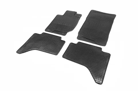 Гумові килимки (4 шт, Polytep) для Mitsubishi Pajero Sport 2008-2015 рр — Mitsubishi Pajero Sport 2008-2015 гг. DianaParts