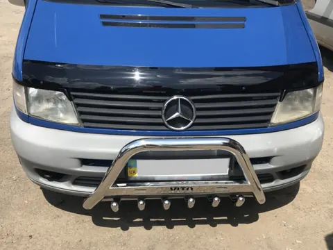 Кенгурятник WT003/4 (нерж.) без напису, 51мм для Mercedes Vito W638 1996-2003 рр — Mercedes Vito W638 1996-2003 гг. DianaParts