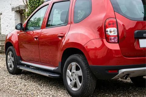 Бокові пороги Duru (2 шт., Алюміній) для Dacia Duster 2008-2018 рр — Dacia Duster 2008-2018 гг. DianaParts
