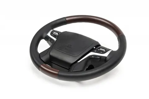 Кермо в зборі (темне дерево) для Toyota Land Cruiser 200 2007-2021 рр — Toyota Land Cruiser 200 2007-2021 гг. DianaParts