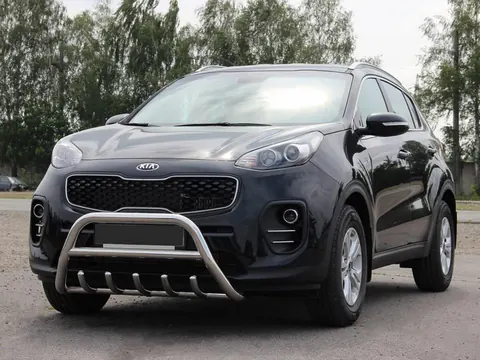 Кенгурятник WT003 (нерж) для Kia Sportage 2015-2021 рр — Kia Sportage 2015-2021 гг. DianaParts