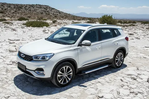 Бокові пороги New Vision Grey (2 шт., алюміній) для Chery Tiggo 8 2017- рр — Chery Tiggo 8 2017- гг. DianaParts