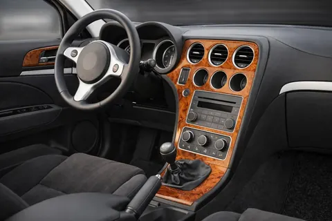 Накладки на панель (Meric) Темне дерево для Alfa Romeo 159 2005-2011 рр — Alfa Romeo 159 2005–2011 гг. DianaParts