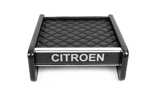 Полиця на панель 2000-2005 (Чорна з чорною ниткою) для Citroen Jumper рр — Citroen Jumper 1995-2006 гг. DianaParts