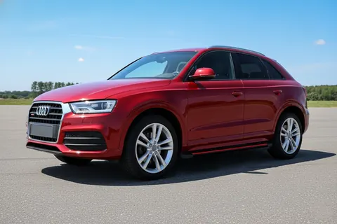 Бокові пороги Maya Red (2 шт., алюміній) для Ауди Q3 2011-2019 рр — Audi Q3 2011-2019 гг. DianaParts