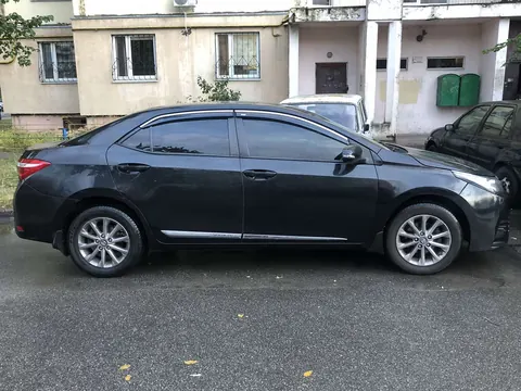 Вітровики з хромованим молдингом (4 шт, Niken) для Toyota Corolla 2013-2019 рр — Toyota Corolla 2013-2019 гг. DianaParts
