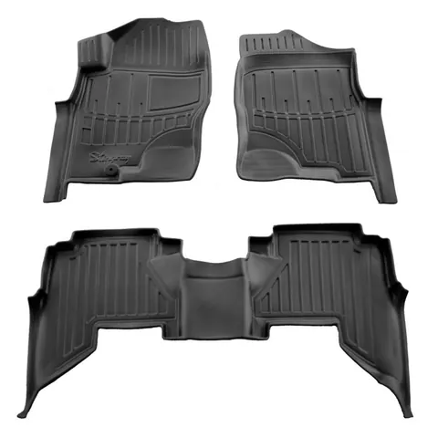 Килимки Stingray 3D (2005-2010, 3 шт) для Nissan Pathfinder R51 рр — Nissan Pathfinder R51 2005-2014 гг. DianaParts