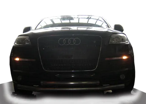 Передній захист ST014 (нерж.) d70/42 для Ауди Q7 2005-2015 рр — Audi Q7 2005-2015 гг. DianaParts