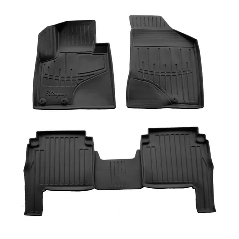 Килимки Stingray 3D (2010-2012, 5 шт) для Hyundai Santa Fe 2 рр — Hyundai Santa Fe 2 2006-2012 гг. DianaParts