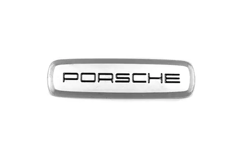 Шильдик алюмінієвий для килимків (1шт) для Porsche — Porsche DianaParts
