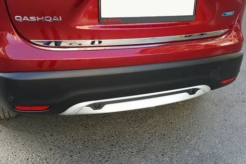 Кромка багажника (нерж.) Carmos - Турецька сталь для Nissan Qashqai 2014-2021 рр — Nissan Qashqai 2014-2021 гг. DianaParts