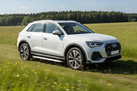 Бокові пороги Shining V1 (2 шт., Алюміній) для Ауди Q3 2019- рр — Audi Q3 2019- гг. DianaParts