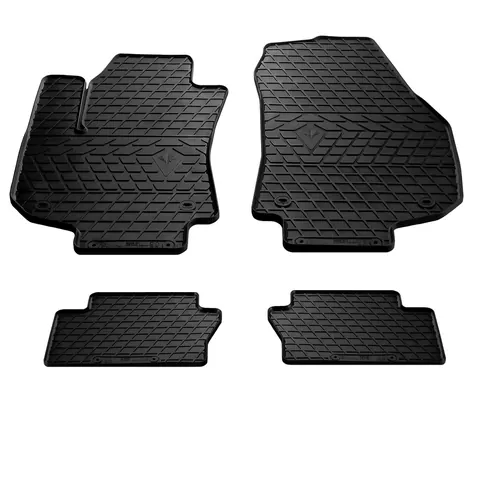 Гумові килимки (4 шт, Stingray Premium) для Opel Zafira B 2005-2011 рр — Opel Zafira B 2005–2011 гг. DianaParts