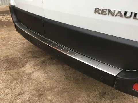Накладка на задній бампер (нерж) для Renault Master 2011-2023 рр — Renault Master 2011-2023 гг. DianaParts
