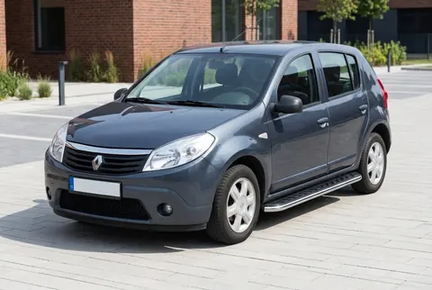 Бокові пороги Maydos V1 (2 шт., Алюміній -2026 нерж) для Dacia Sandero 2007-2013 рр — Dacia Sandero 2007-2013 гг. DianaParts