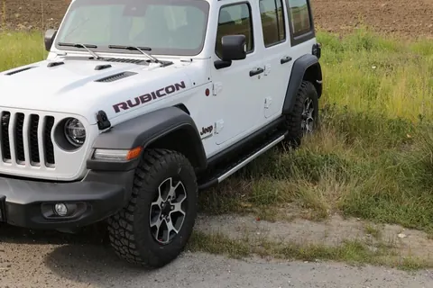 Бокові пороги Duru (2 шт., Алюміній) для Jeep Wrangler 2018- рр — Jeep Wrangler 2018- гг. DianaParts