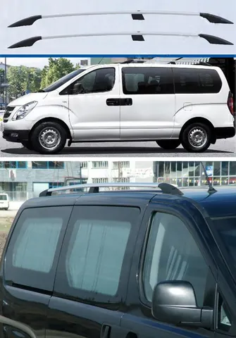 Рейлінг хром Пластикові ніжки для Hyundai H300, H1, Starex 2008-2020 рр — Hyundai H300, H1, Starex 2008-2020 гг. DianaParts