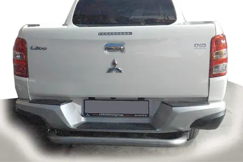 Задній захист AK007 (нерж) для Mitsubishi L200 2015-2024 рр — Mitsubishi L200 2015-2024 гг. DianaParts