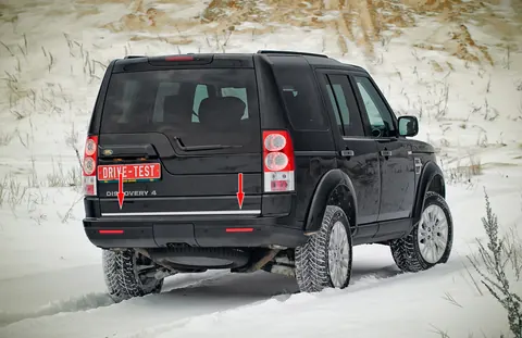 Кромка багажника (нерж.) для Land Rover Discovery III 2004-2009 рр — Land Rover Discovery III 2004-2009 гг. DianaParts
