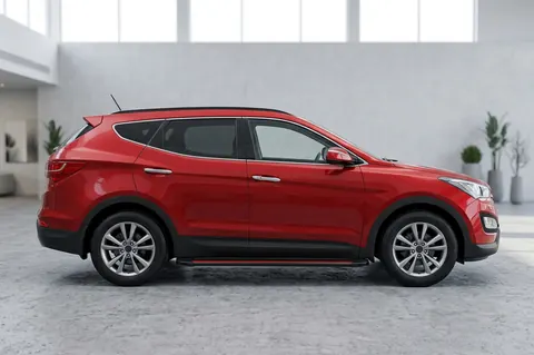 Бокові пороги Maya Red (2 шт., алюміній) для Hyundai Santa Fe 3 2012-2018 рр — Hyundai Santa Fe 3 2012-2018 гг. DianaParts