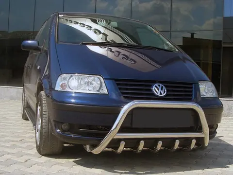 Кенгурятник WT003 (нерж) 51 мм для Volkswagen Sharan 1995-2010 рр — Volkswagen Sharan 1995-2010 гг. DianaParts