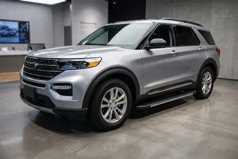 Бокові пороги Duru (2 шт., Алюміній) для Ford Explorer 2019- рр — Ford Explorer 2019- гг. DianaParts