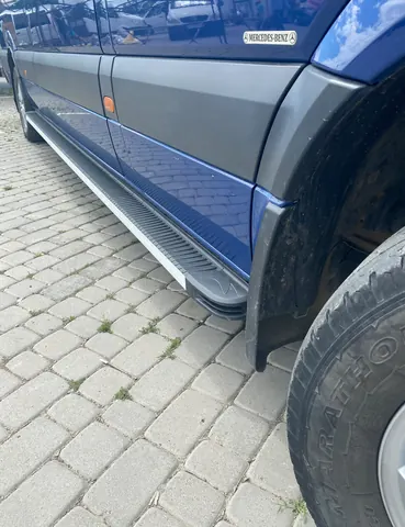 Бокові пороги Maya (2 шт., алюміній) Long/ExtraLong для Mercedes Sprinter W906 2006-2018 рр — Mercedes Sprinter W906 2006–2018 гг. DianaParts