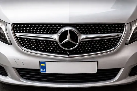 Передня решітка Diamond (2014-2019 для V-class) для Mercedes Vito/V-class W447 2014- рр — Mercedes Vito/V-class W447 2014- гг. DianaParts