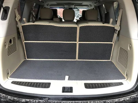 Килимок багажника 5 частин (EVA, чорний) для Nissan Patrol Y62 2010-2024 рр — Nissan Patrol Y62 2010-2024 гг. DianaParts