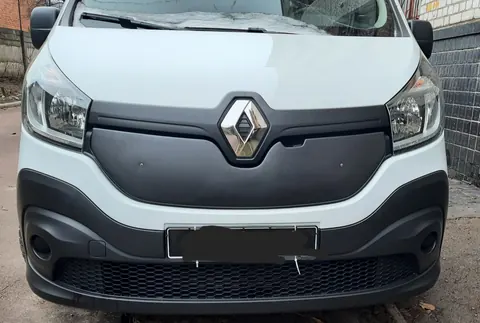 Зимова накладка на решітку (2015-2020) Глянцева для Renault Trafic 2015- рр — Renault Trafic 2015- гг. DianaParts
