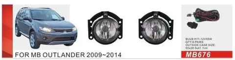 Противотуманки 2015-2019 (2 шт, галоген) для Mitsubishi L200 рр — Mitsubishi L200 2015-2024 гг. DianaParts