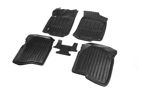Килимки Stingray 3D (5 шт, поліуретан) для Skoda Octavia I Tour A4 1996-2010 рр — Skoda Octavia I Tour A4 1996-2010 гг. DianaParts