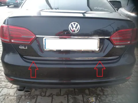 Кромка багажника (нерж) 2014-2018 для Volkswagen Jetta рр — Volkswagen Jetta 2011-2018 гг. DianaParts