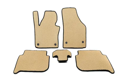 Килимки EVA (Бежевий) для Volkswagen Touran 2003-2010 рр — Volkswagen Touran 2003-2010 гг. DianaParts