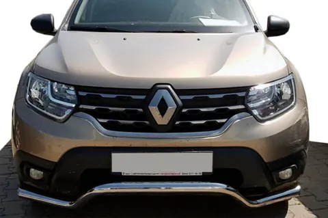 Передній захист WT008 (нерж.) для Dacia Duster 2018-2024 рр — Dacia Duster 2018-2024 гг. DianaParts