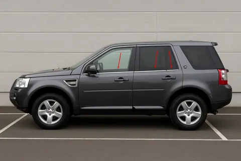 Окантовка вікон (6 шт, нерж.) для Land Rover Freelander II 2006-2014 рр — Land Rover Freelander II 2006–2014 гг. DianaParts