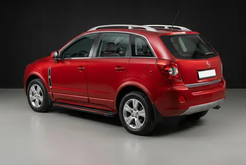 Бокові пороги Maya Red (2 шт., Алюміній) 2016-2018 для Opel Antara рр — Opel Antara 2006-2017 гг. DianaParts