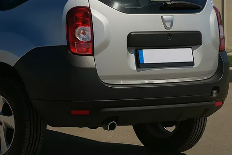 Кромка багажника (нерж.) OmsaLine - Італійська нержавійка для Renault Duster 2008-2017 рр — Renault Duster 2008-2017 гг. DianaParts