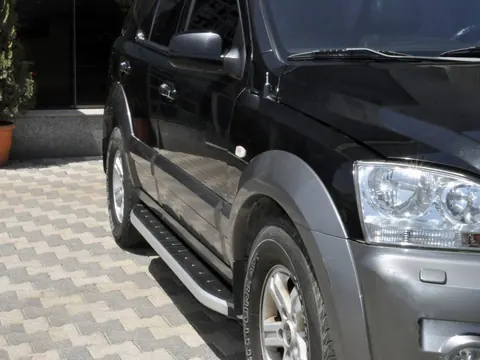 Бокові пороги Fullmond (2 шт., алюм.) для Kia Sorento I BL 2002-2009 рр — Kia Sorento I BL 2002-2009 гг. DianaParts