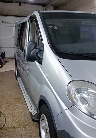 Бокові пороги X5-тип (2 шт, алюм.) Коротка база для Renault Trafic 2001-2015 рр — Renault Trafic 2001–2015 гг. DianaParts