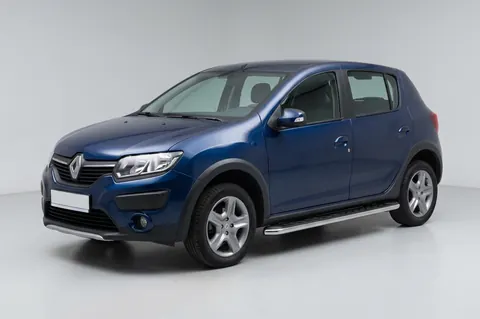 Бокові пороги Maydos V1 (2 шт., Алюміній -2026 нерж) для Dacia Sandero 2013-2020 рр — Dacia Sandero 2013-2020 гг. DianaParts