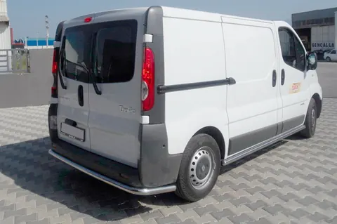 Задній захист з кутами (нерж) для Renault Trafic 2001-2015 рр — Renault Trafic 2001–2015 гг. DianaParts