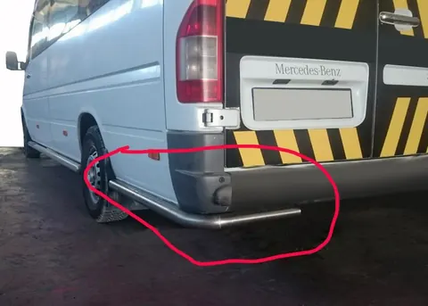 Задні куточки AK-SO (нерж.) Середня база для Volkswagen LT 1995-2006 рр — Volkswagen LT 1995-2006 гг. DianaParts