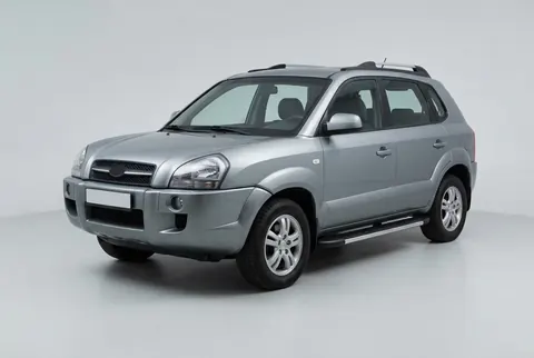 Бокові пороги Duru (2 шт., Алюміній) для Hyundai Tucson JM 2004- рр — Hyundai Tucson JM 2004- гг. DianaParts