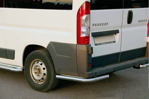 Задні куточки AK003 (2 шт., нерж) для Opel Movano 2021- рр — Opel Movano 2021- гг. DianaParts