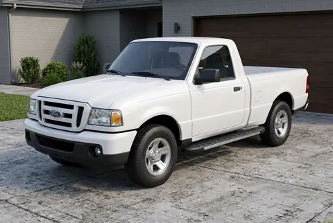 Бокові пороги Duru (2 шт., Алюміній) для Ford Ranger 2002-2006 рр — Ford Ranger 2002-2006 гг. DianaParts